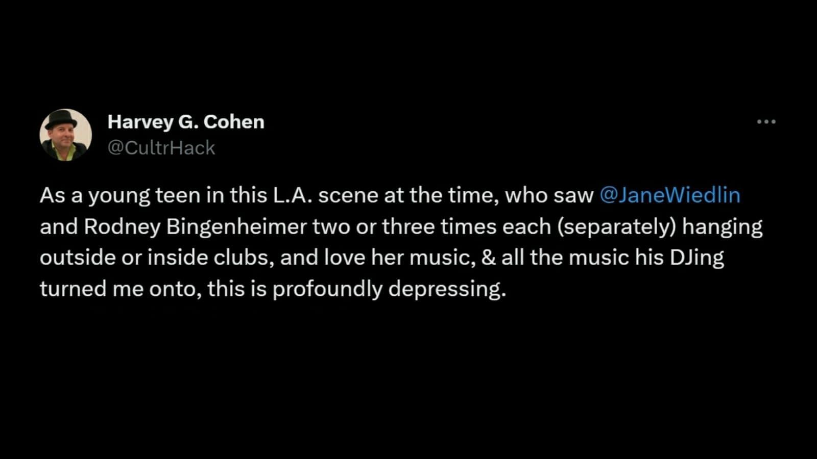 Jane Wiedlin's allegations (Image via Twitter/@CultrHack)